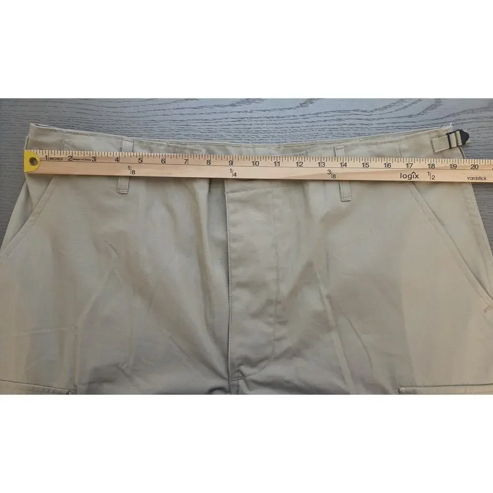 Propper BDU Tactical Pants Men’s Large Khaki Cargo ButtonFly Gorpcore 38x32